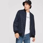 Shein Men Zip Up Textured Coat