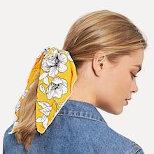Shein Flower Print Hair Tie
