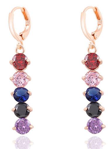 Shein Multicolor Crystals Earrings