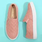 Shein Quilted Round Toe Sneakers
