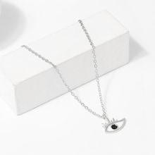 Shein Hollow Eye Pendant Necklace