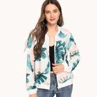 Shein Zip Up Tropical Jacket