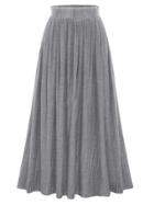 Shein Pleated Elastic Waist Jersey Skirt