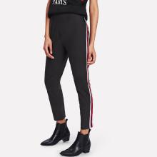 Shein Stripe Tape Side Pants