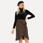 Shein High-neck Velvet Tee