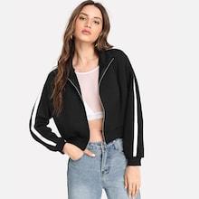 Shein Zip Up Colorblock Jacket