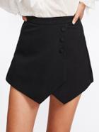 Shein Handkerchief Hem Wrap Skort