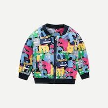 Shein Toddler Boys Cartoon Print Jacket