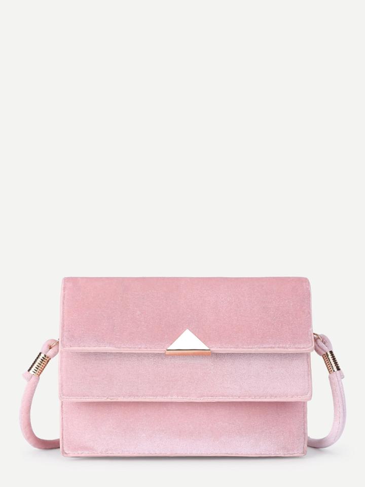 Shein Metal Detail Chain Crossbody Bag