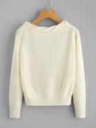 Shein Twist Neck Sweater