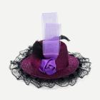 Shein Lace Edge Rose Decorated Fascinator Hat
