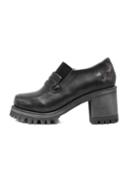 Shein Silver Full Strap Chunk Sole Loafers