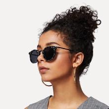 Shein Dot Pattern Flat Lens Sunglasses