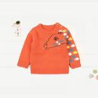 Shein Toddler Girls Cartoon Print Sweater
