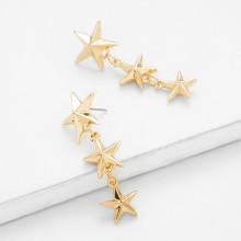 Shein Layered Star Drop Earrings