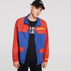 Shein Men Zip & Pocket Front Color Block Collar Jacket