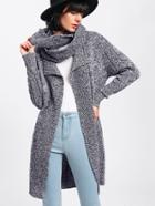 Shein Space Dye Knit Cardigan