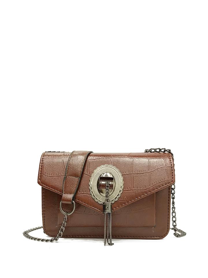 Shein Metal Tassel Flap Bag