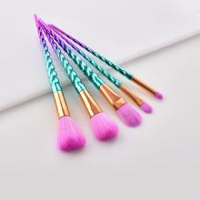 Shein Screw Handle Design Makeup Brush Set 5pcs