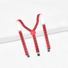 Shein Girls Geometric Pattern Suspenders