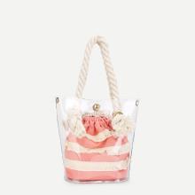 Shein Clear Bag With Convertible Strap