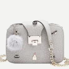 Shein Pom Pom Decor Chain Bag