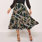 Shein Chain Print Skirt