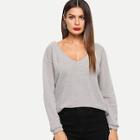 Shein Drop Shoulder Knit Sweater