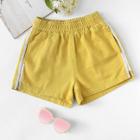 Shein Stripe Side Denim Shorts