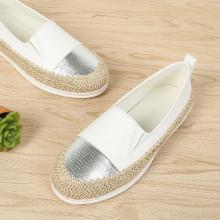 Shein Pu Cap Toe Flats