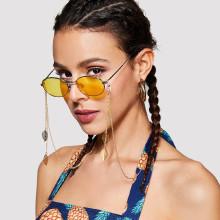 Shein Metal Leaf Glasses Chain