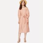 Shein Self Tie Spot Bardot Dress