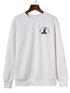 Shein Graphic Print Long Sleeve Sweatshirt