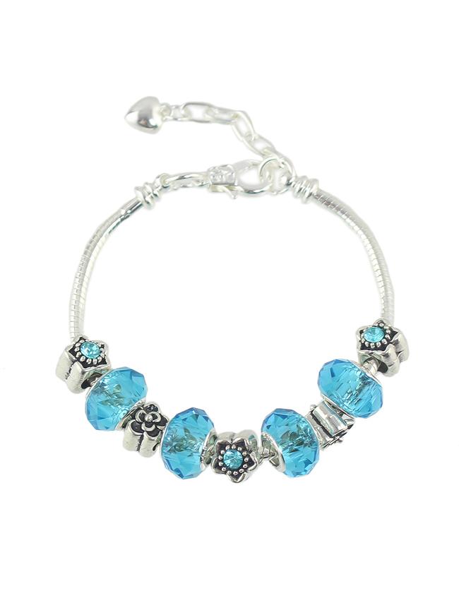 Shein Bohemian Style Blue Beads Bracelet For Women