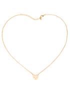Shein Gold Plated Compass Delicate Necklace