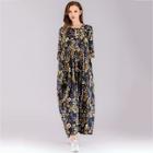 Shein Floral Print Knot Front Dress