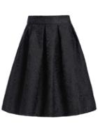 Shein Jacquard Box Pleated Skirt