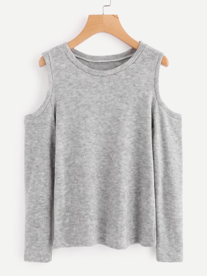 Shein Open Shoulder Sweater