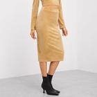 Shein Slim Fitted Solid Skirt
