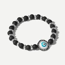 Shein Men Eye Decorated Beaded Bracelet