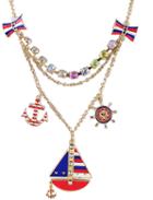 Shein Gold Anchors Rudder Chain Necklace