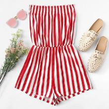 Shein Striped Tube Romper