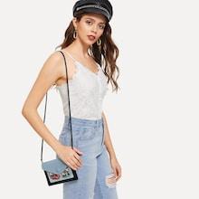 Shein Zebra Print Flap Crossbody Bag
