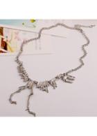 Rosewe Fashion Dinosaur Decorated Silver Metal Necklace