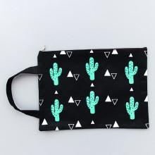 Shein Cactus Print File Bag