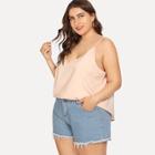Shein Plus V Neck Solid Cami Top