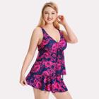 Shein Plus Flower Print Swimwear 3pcs