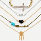 Shein Arrow & Heart Design Bracelet Set