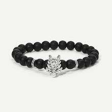 Shein Men Dragon Detail Beaded Bracelet
