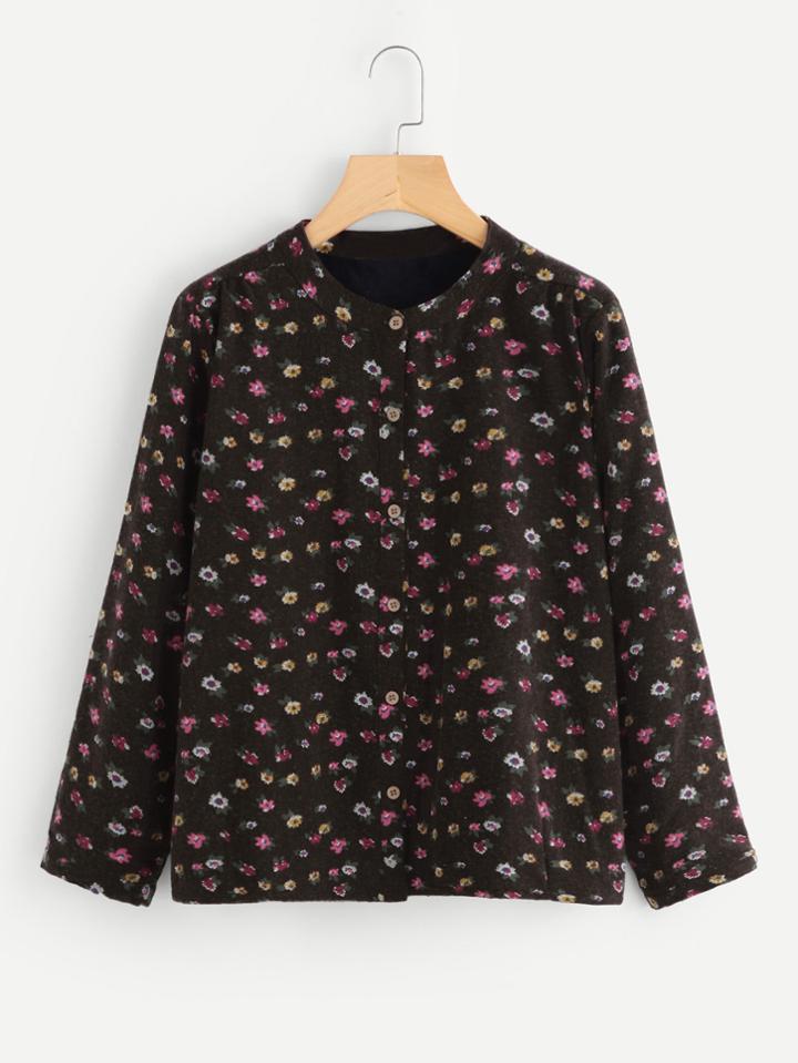 Shein Calico Print Blouse